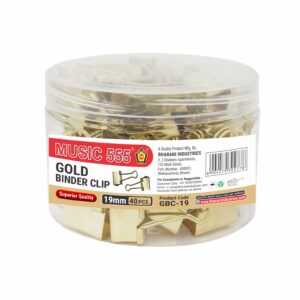 19MM BINDER CLIP (GOLD)