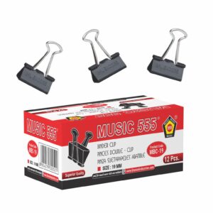 19MM BINDER CLIP (BLACK)