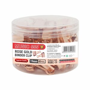 19MM BINDER CLIP (ROSE GOLD)