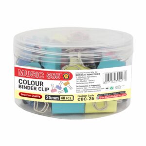 25MM BINDER CLIP (COLOUR)
