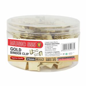 25MM BINDER CLIP (GOLD)