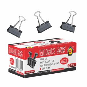 25MM BINDER CLIP (BLACK)