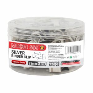 25MM BINDER CLIP (SILVER)