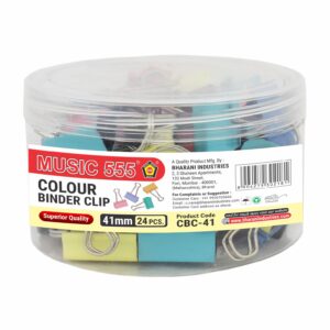 41MM BINDER CLIP (COLOUR)