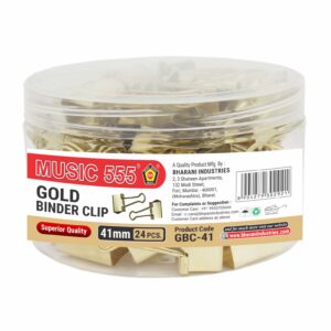 41MM BINDER CLIP (GOLD)