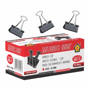 41MM BINDER CLIP (BLACK)