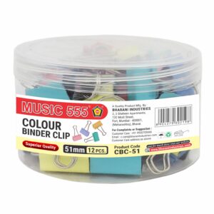 51MM BINDER CLIP (COLOUR)