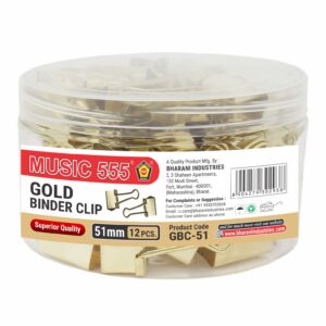 51MM BINDER CLIP (GOLD)