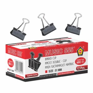 51MM BINDER CLIP (BLACK)