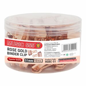 51MM BINDER CLIP (ROSE GOLD)