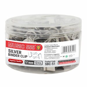 51MM BINDER CLIP (SILVER)