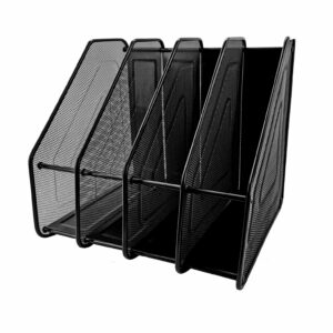 MESH WIRE DOCUMENT MAG RACK 4 UP