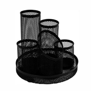 MESH WIRE MULTI FUNCTION PEN STAND - 76