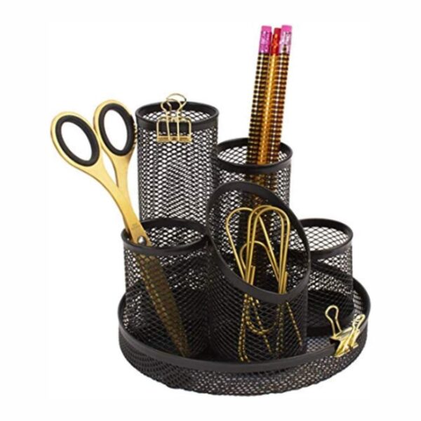 MESH WIRE MULTI FUNCTION PEN STAND - 76 - Image 3