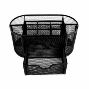 MESH WIRE MULTI FUNCTION PEN STAND - 79