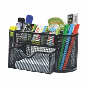 MESH WIRE MULTI FUNCTION PEN STAND - 79-WE