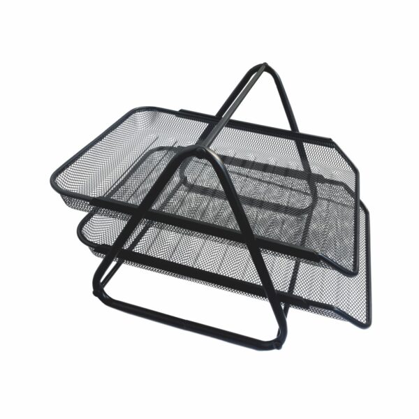 MESH WIRE DOCUMENT TRAY 2 TIERS - Image 2