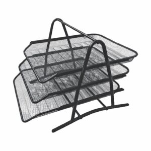 MESH WIRE DOCUMENT TRAY 3 TIERS