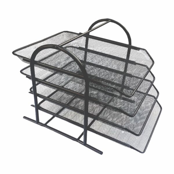 MESH WIRE DOCUMENT TRAY 4 TIERS - Image 2