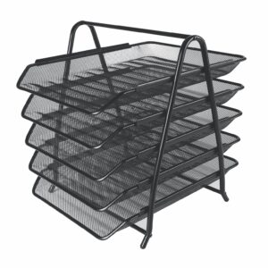 MESH WIRE DOCUMENT TRAY 5 TIERS