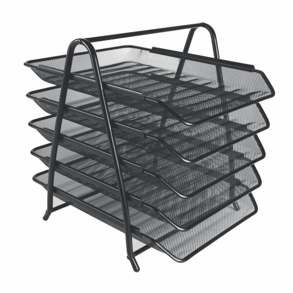 MESH WIRE DOCUMENT TRAY 5 TIERS - Image 2