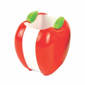 PLASTIC PEN STAND (APPLE SHAPE)