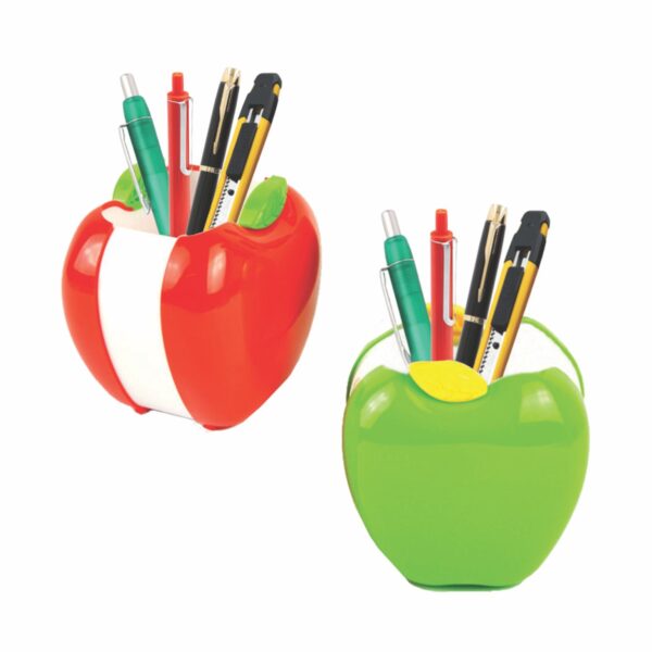 PLASTIC PEN STAND (APPLE SHAPE) - Image 2