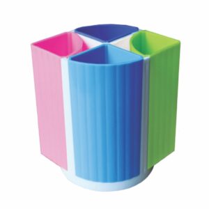 PLASTIC PEN STAND (MULTIPLE SHAPE)