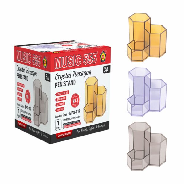 HEXAGON ACRYLIC PEN STAND - Image 2