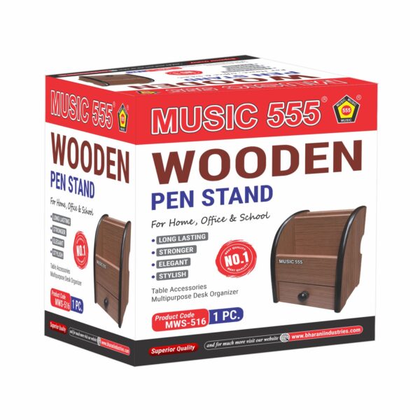 WOODEN PEN STAND (516) - Image 3
