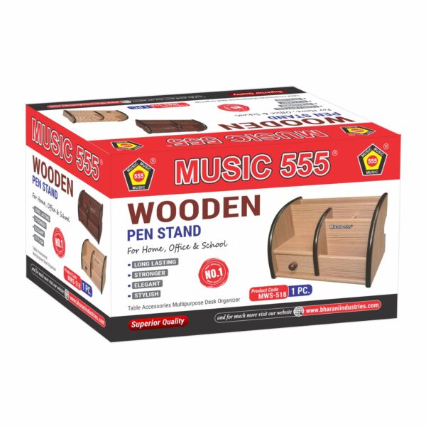 WOODEN PEN STAND (518) - Image 3