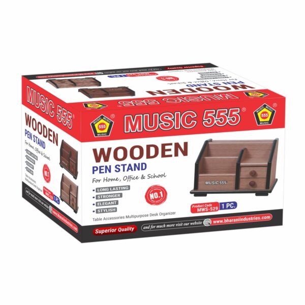 WOODEN PEN STAND (529) - Image 3