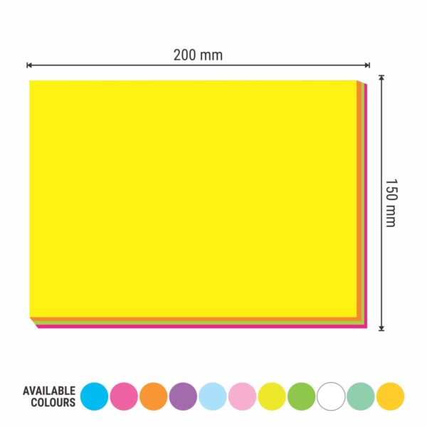 8X6 PROMPT-ME (NEON) MULTI STICKY NOTE PAD - Image 3