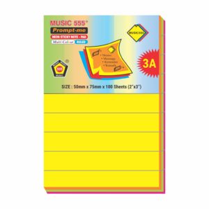 2X3 PROMPT-ME NEON (MULTI RULED) STICKY NOTE PAD
