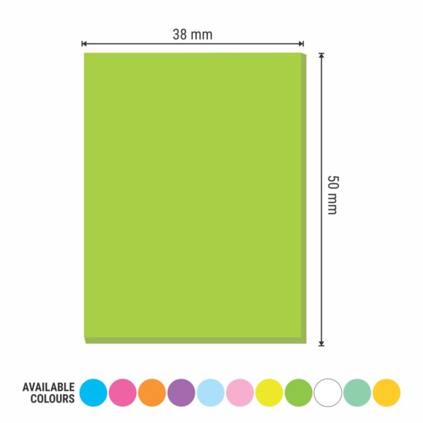 1.5X2 PROMPT-ME (NEON) STICKY NOTE PAD - Image 3