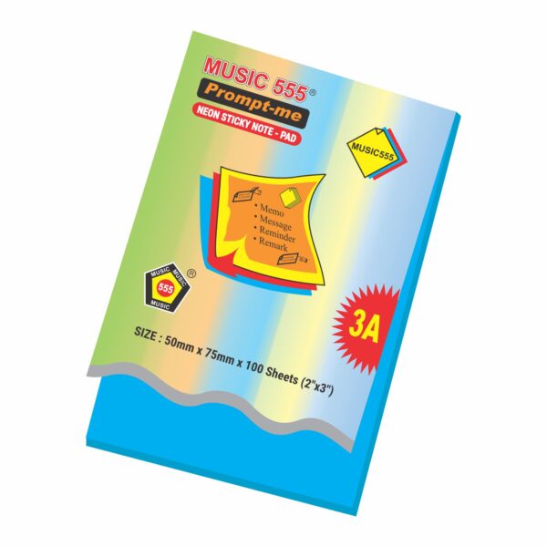 2X3 PROMPT-ME (NEON) STICKY NOTE PAD - Image 2