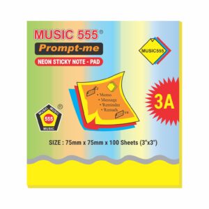 3X3 PROMPT-ME (NEON) STICKY NOTE PAD