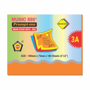 4X3 PROMPT-ME (NEON) STICKY NOTE PAD