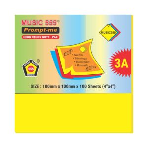 4X4 PROMPT-ME (NEON) STICKY NOTE PAD