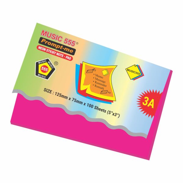 5X3 PROMPT-ME (NEON) STICKY NOTE PAD - Image 2