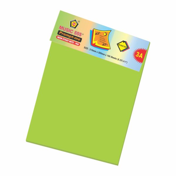 A4 PROMPT-ME (NEON) STICKY NOTE PAD - Image 2