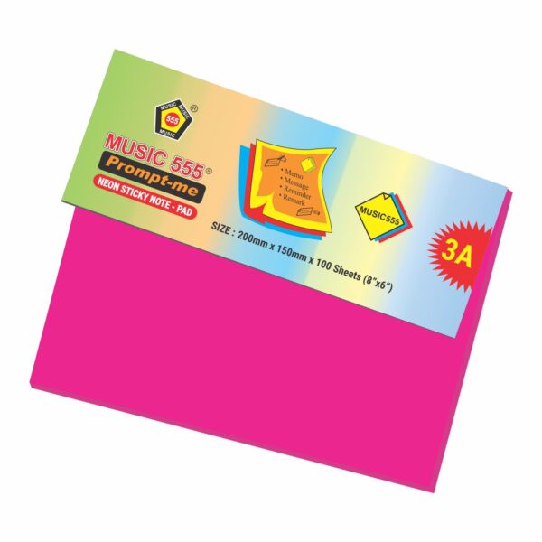 8X6 PROMPT-ME (NEON) STICKY NOTE PAD - Image 2