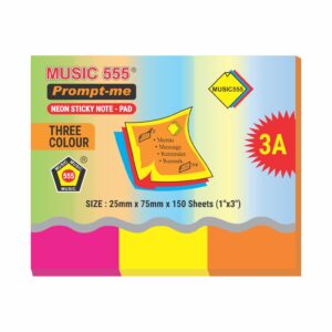 1X3 PROMPT-ME NEON STICKY NOTE PAD