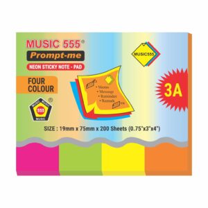 1X4 PROMPT-ME NEON STICKY NOTE PAD (SMALL)