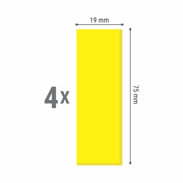 1X4 PROMPT-ME NEON STICKY NOTE PAD (SMALL) - Image 3