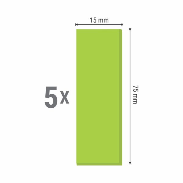 1X5 PROMPT-ME NEON STICKY NOTE PAD(SMALL) - Image 3