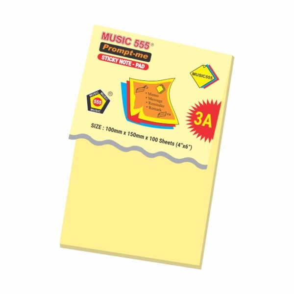 4X6 PROMPT-ME STICKY NOTE PAD - Image 2