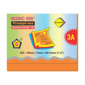 4X3 PROMPT-ME NEON (RULED) STICKY NOTE PAD
