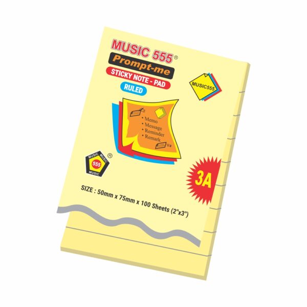2X3 PROMPT-ME (RULED) STICKY NOTE PAD - Image 2