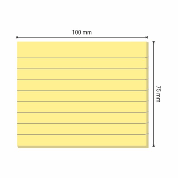 4X3 PROMPT-ME (RULED) STICKY NOTE PAD - Image 3